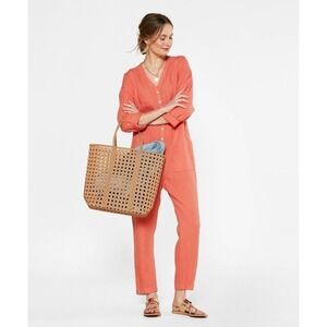 Outerknown Retrograde 3/4 Sleeve Linen Jumpsuit